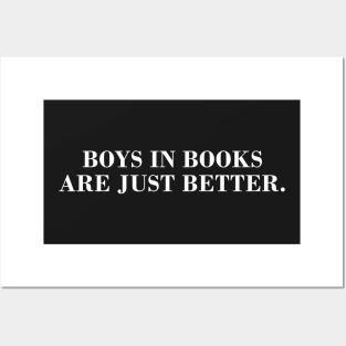 Boys in Books are Just Better Posters and Art